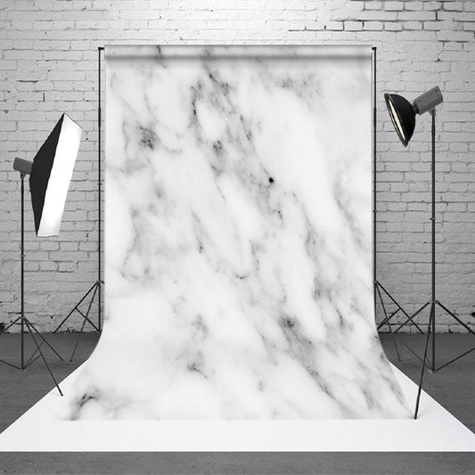 Aperturee Fine Art White Grey Abstract Marble Pattern Backdrop