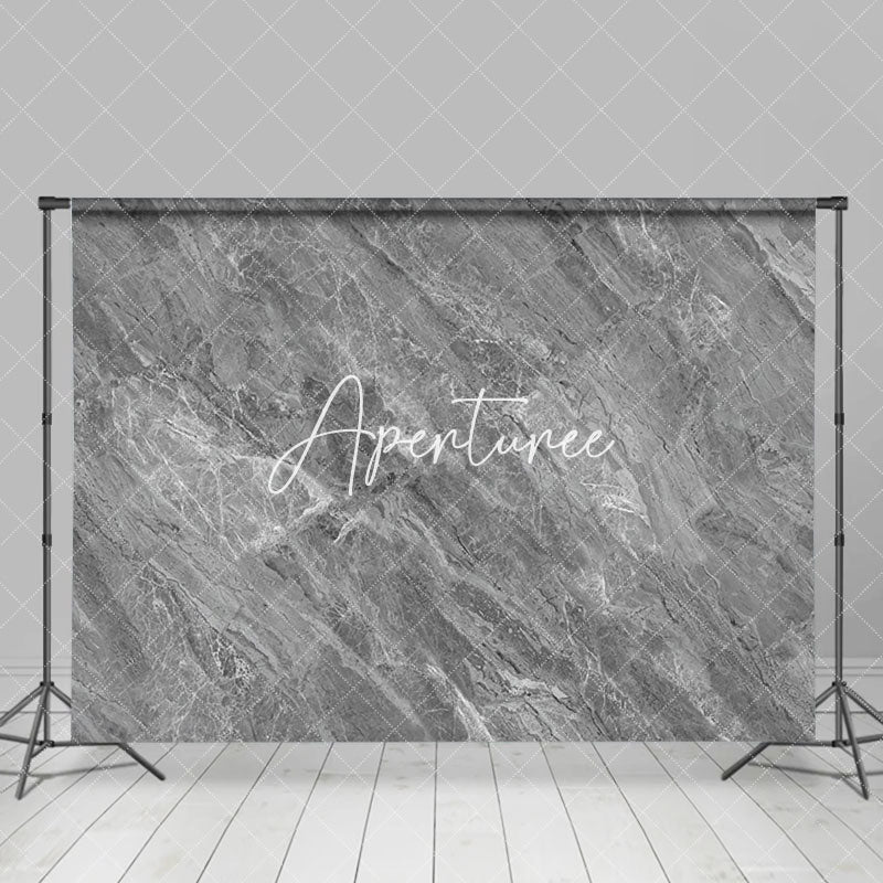 Aperturee Grey Marble Texture Abstract Photography  Backdrop
