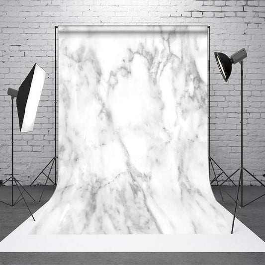 Aperturee Grey White Simple Abstract Marbled Pattern Backdrop